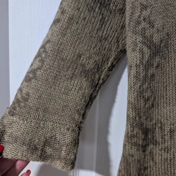 Wooden Ships | Knit Open Cardigan In Python Print - Picture 5 of 8